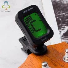 Новое поступление LGL 01 гитарный тюнер вращающийся зажим ЖК