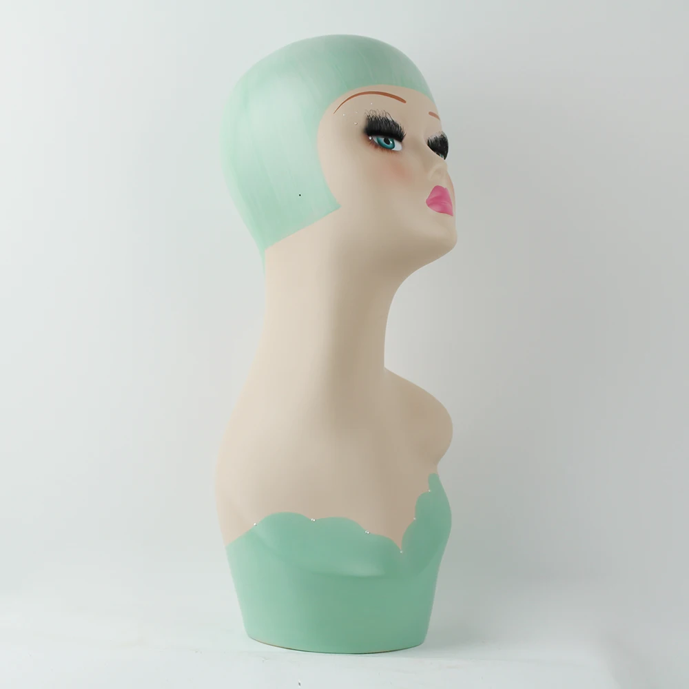 Винтажная стильная голова манекен для украшений и шляп | Дом сад