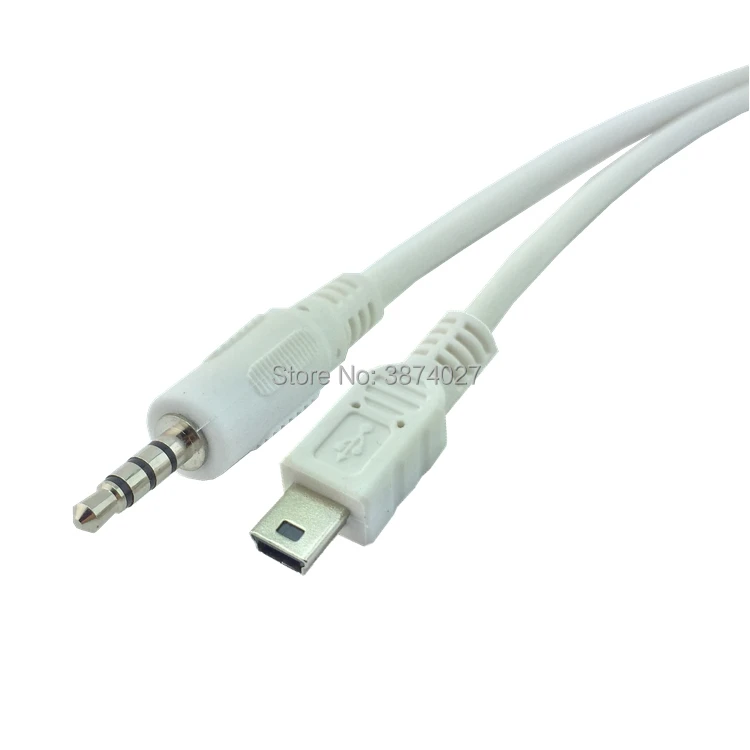 Мини адаптер с USB на 3 5 мм стерео разъем автомобильный Hi Fi аудиокабель AUX для MP3 MP4 50