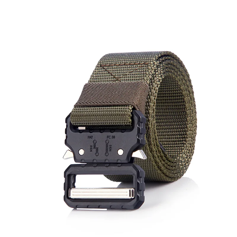 Спортивный Повседневный ремень военный тактический нейлоновый металлический с