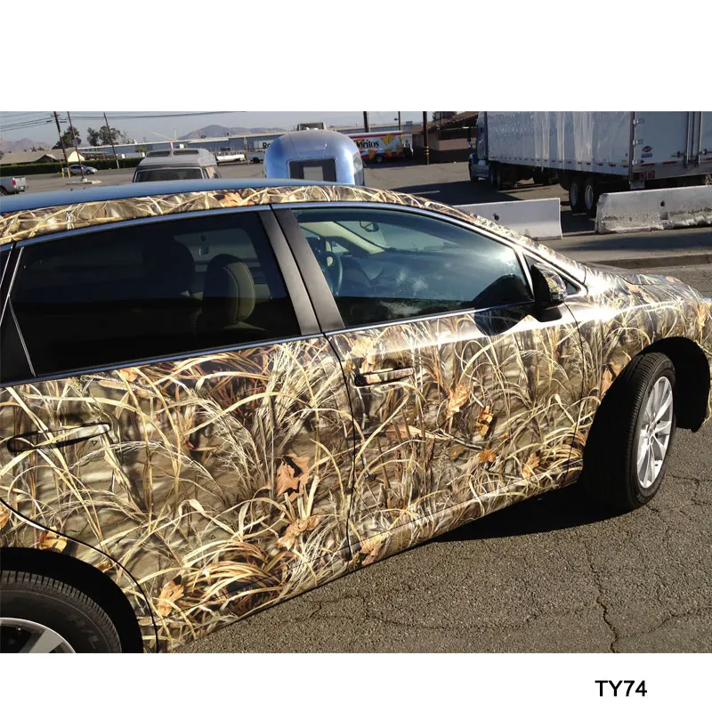 

cnHGarts New Air Free Bubbles Real Tree Camouflage Car Wrapping Vinyl for Car Decoration