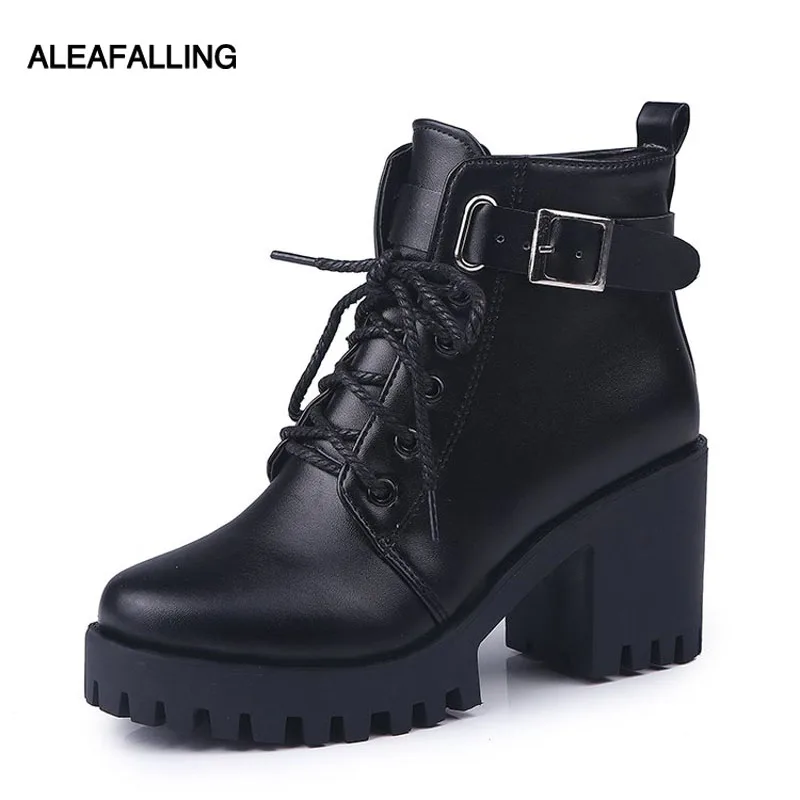 Aleafalling/уличные женские ботинки мотоциклетные теплые зимние для девочек уличные