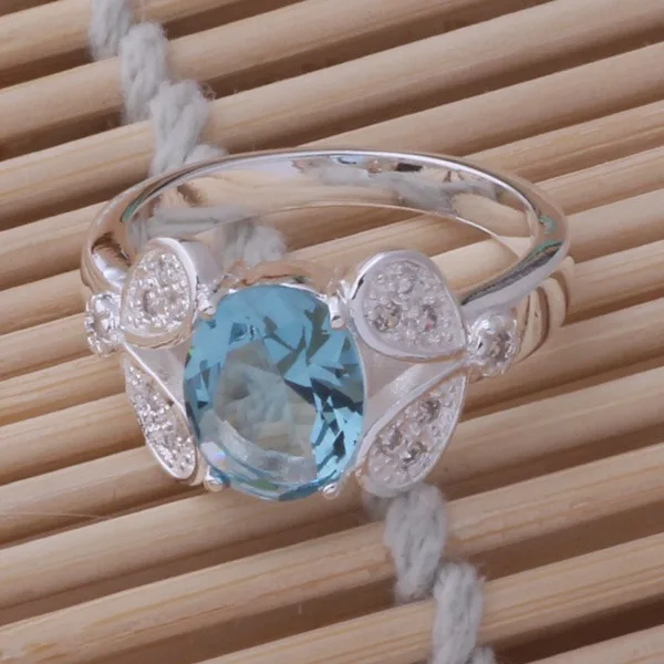 Кольцо из серебра 925 пробы модные ювелирные украшения кольцо для женщин и мужчин