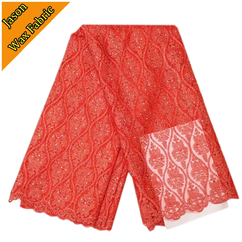 В нигерийском стиле кружевных тканей Франции Чистая кружево Африки кружевной
