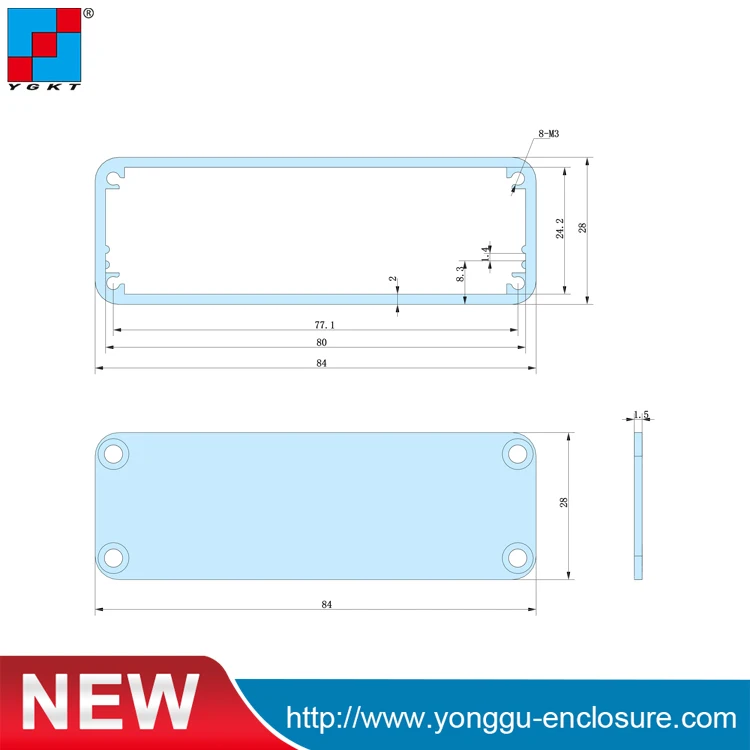 84*28*100 мм (wxhxl) дешевые экструдированные и прессованные алюминиевые теплоотвод