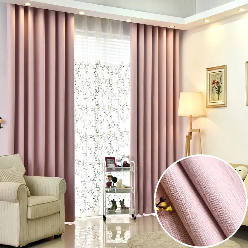 2016 Современные Простые великолепные льняные шторы для гостиной