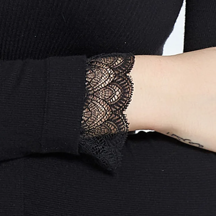 Кружевное нижнее белье с v образным вырезом теплая тонкая женская рубашка