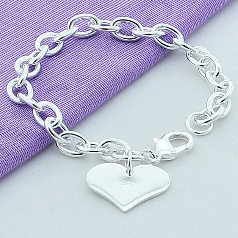 Женский и мужской браслет из серебра 925 пробы|bracelets for|bracelets for women weddingcharm bracelet |