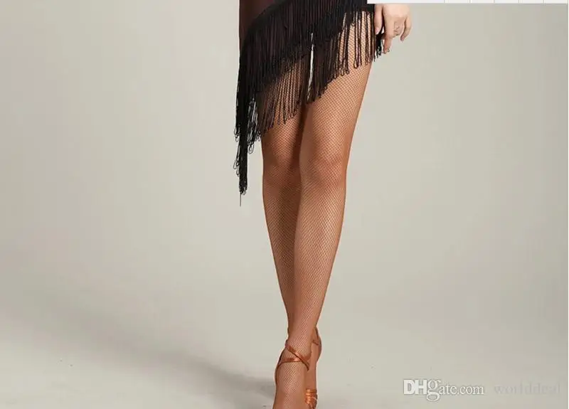 Женские чулки в сеточку для латиноамериканских танцев тонкие сетчатые сетку