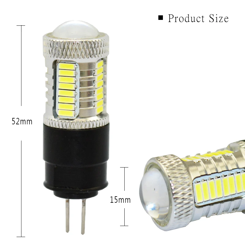 JSTOP C5 светодиодный Автомобильные дневные ходовые огни с объективом G4 4014SMD Canbus