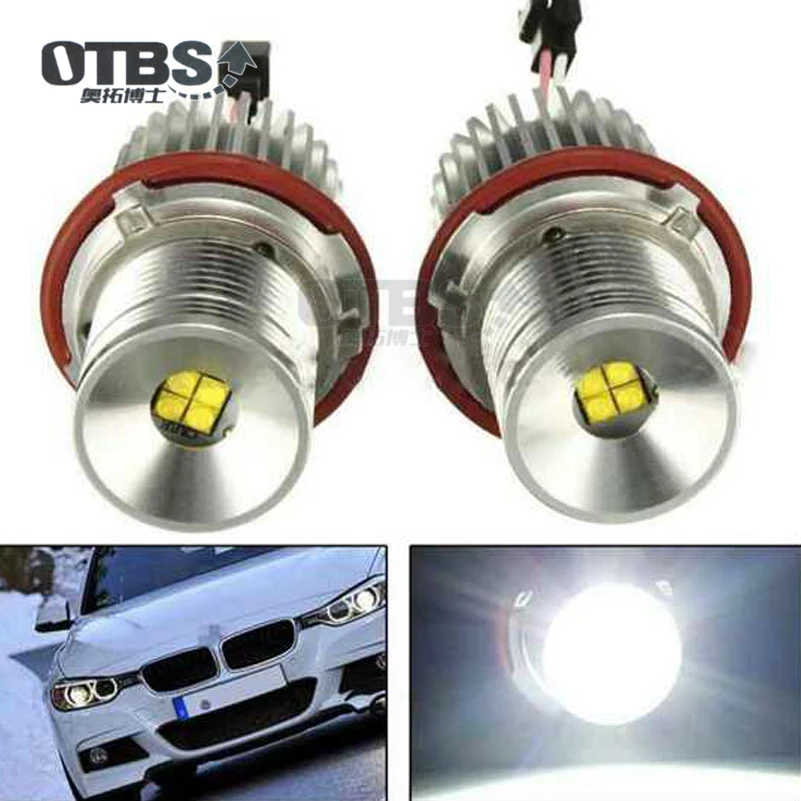 OTBS 2 шт. 40 Вт 1800LM светодиодный фонарь для фар ангельские глазки лампочка