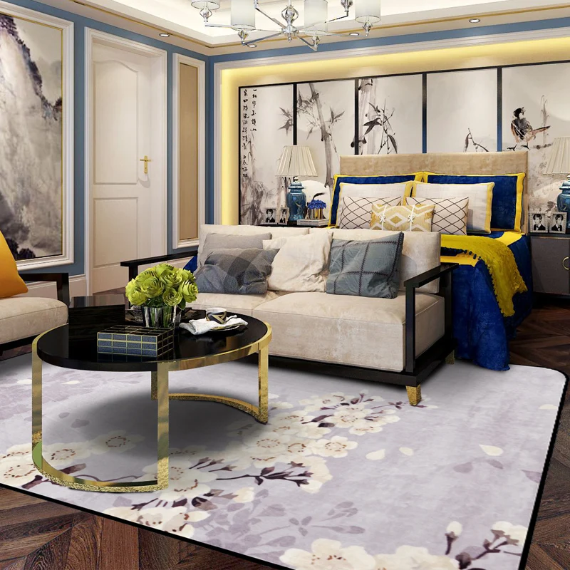 Ковер для гостиной в китайском стиле современный ковер спальни Прямоугольный