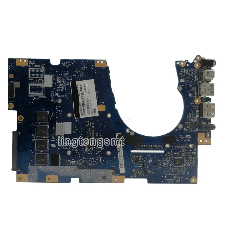 Bestellen Senden Kühlkörper UX303UA Motherboard 4GB RAM I5-5200 CPU Für For Asus UX303UA UX303U UX303UB Laptop Motherboard UX303UA Mainboard