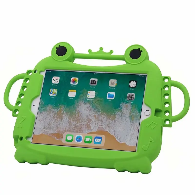 Силиконовый прекрасный чехол для ipad A1822 A1823 A1893 ударопрочный Детский мягкий нетоксичный детский чехол для ipad+ ручка