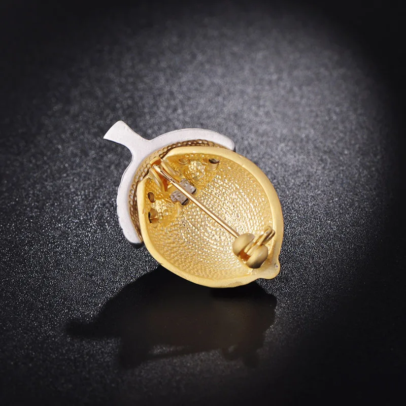 Изящная брошь в виде соснового конуса Funmor эмалированные заколки для мальчиков и