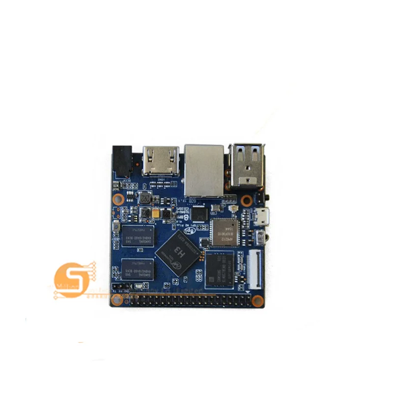 Мини BPI-M2+ plus Banana Pi M2+ plus H3 четырехъядерный 1 Гб ОЗУ 8 ГБ eMMC BPI M2+ плюс WiFi и Bluetooth демонстрационная плата одноплатный компьютер