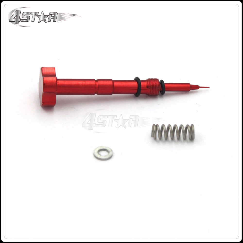 ЧПУ Красный Заготовка воздуха топлива смеси винт регулятор для MIKUNI VM26 PZ30 30 мм