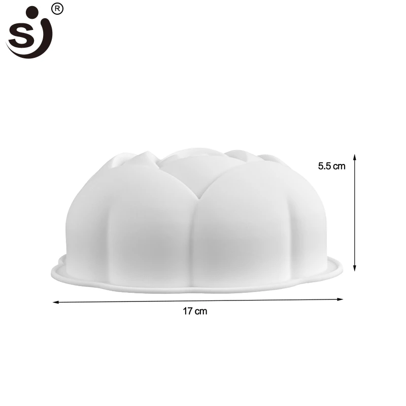 SJ Новая роза выпечки сковородка силиконовые формы &quotсделай сам&quot размер