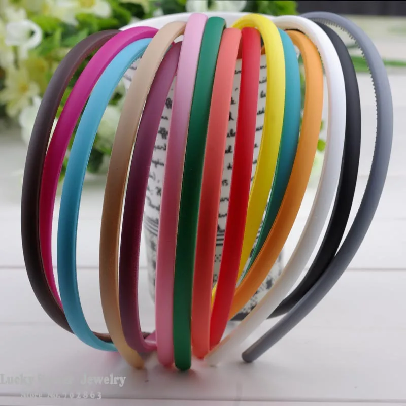 

15pcs/lot hair accessories exquisite bow hair bands sweet summer style all-match spring new 2018 elegant Hair hoop Wide 0.7mm