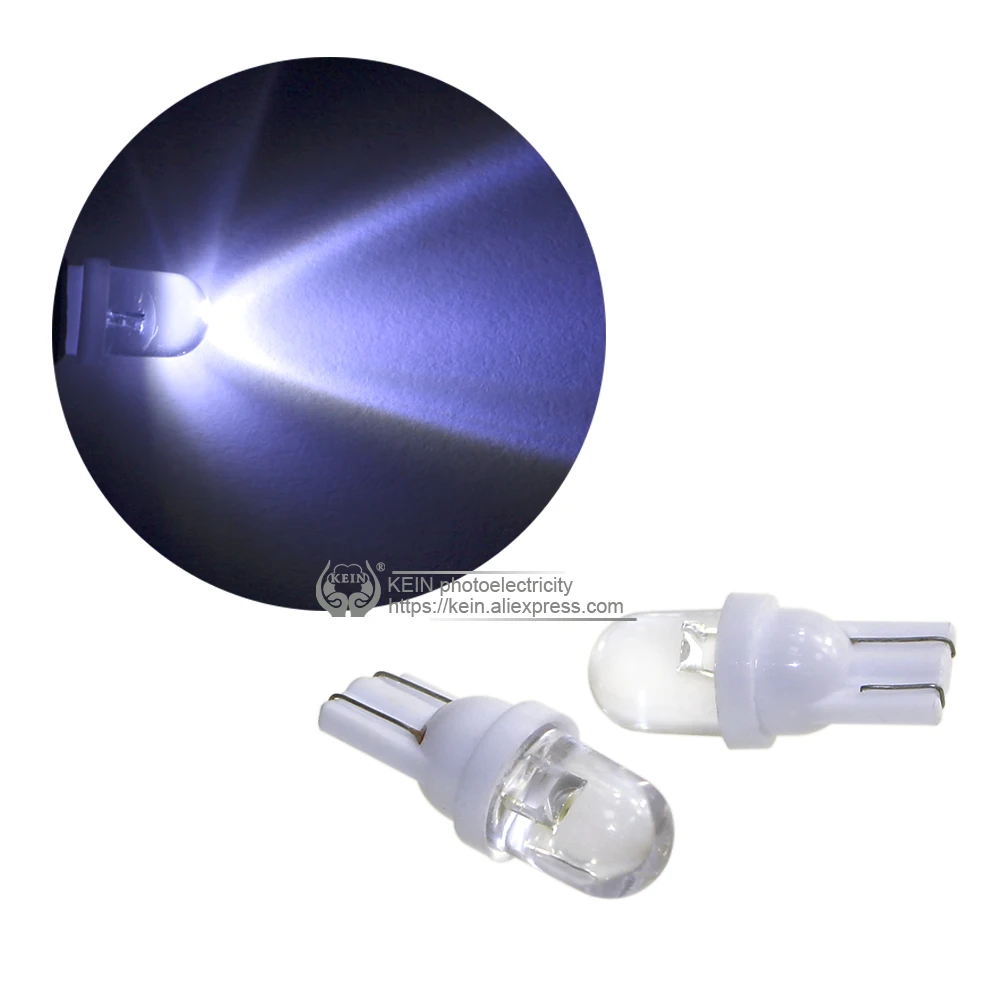 KEIN 10 шт. t10 w5w светодиодные лампы для автомобиля 168 194 1 smd автомобильный светильник
