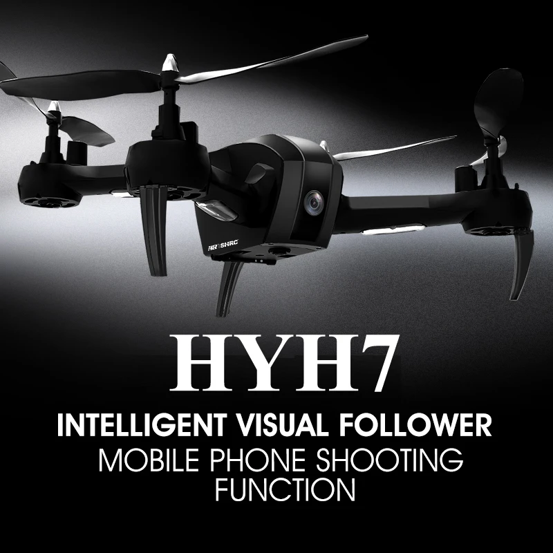 2019 HYH7 Drones with Camera HD Selfi Dron 1080P Follow Mode Gesture Control FPV Quadcopter 5MP Quadrocopter RC Helicopter VS Sy | Игрушки и