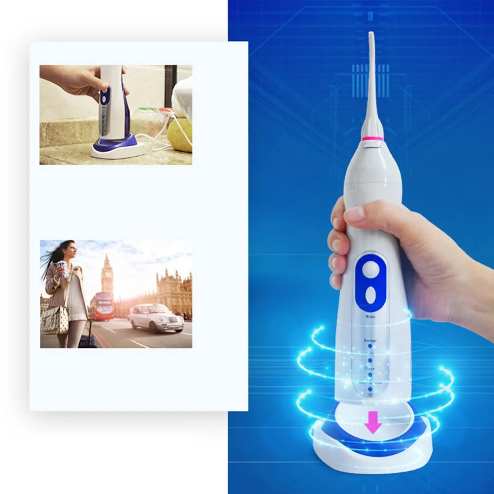 Стоматологический Ирригатор воды Flosser Electri коралловый ирригатор для полости рта