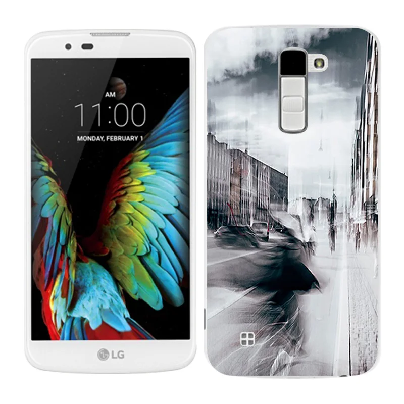 Чехлы для LG K10, чехлы, Дротика, окрашенная задняя крышка для телефона, Fundas, силиконовый чехол для K10 Lte K 10 M2 K410 K420N K430DS F670 - Цвет: 03