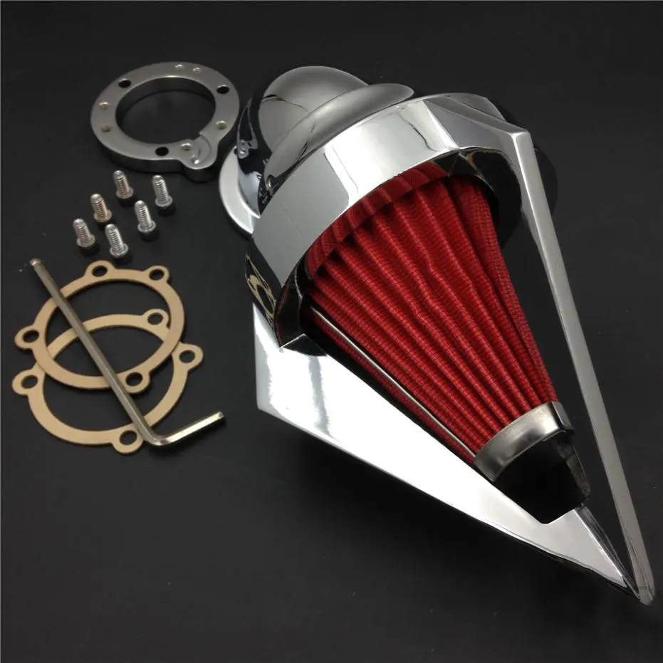 For Harley EVO CV S&ampS Carburetors Custom Sportster XL Touring Spike Cone Motorcycle Air Cleaner Intake Filters Kit Accessories |
