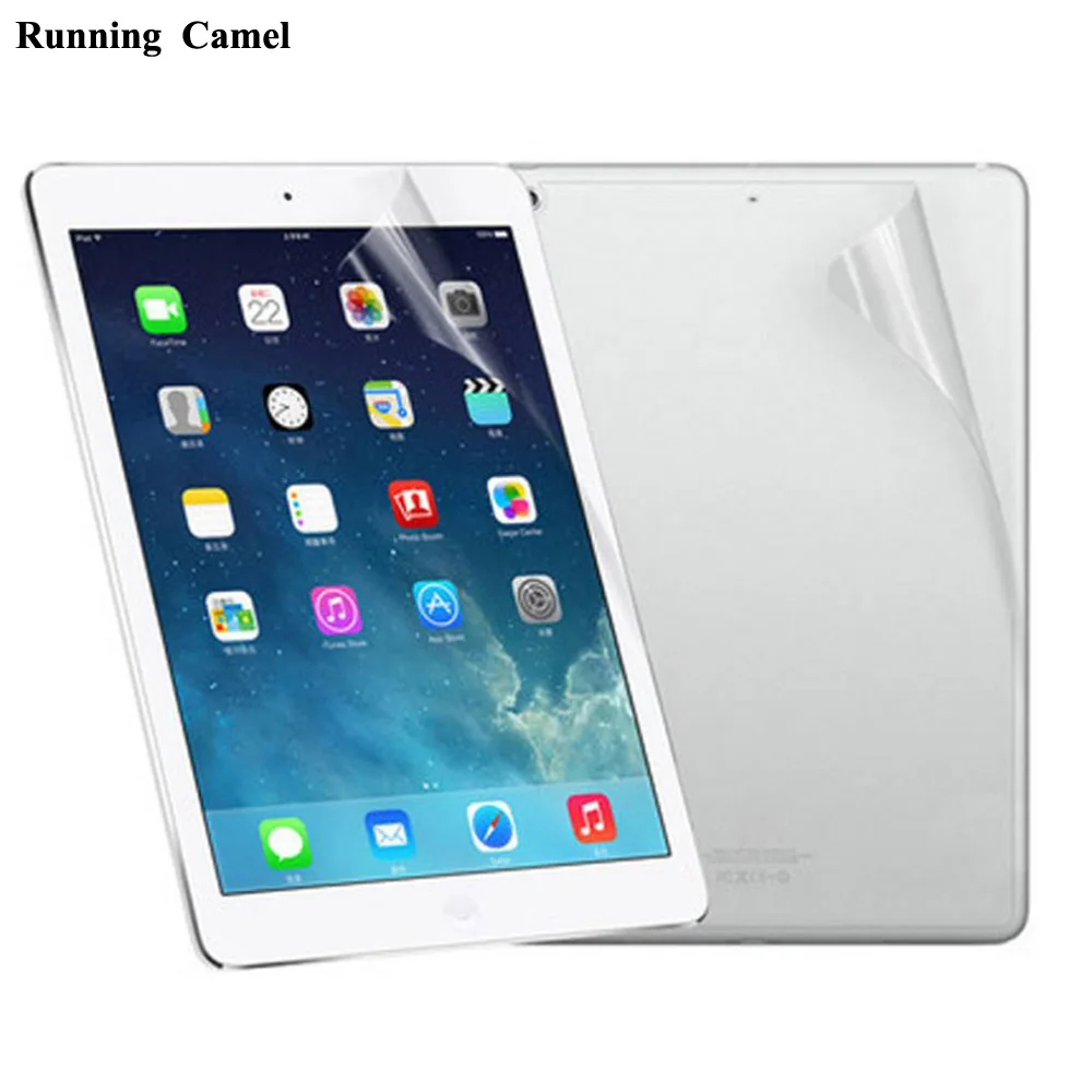

Защита экрана Running Camel 4 шт./лот, передняя и задняя Защита ЖК-экрана для iPad Mini 1 2 3, защитная пленка