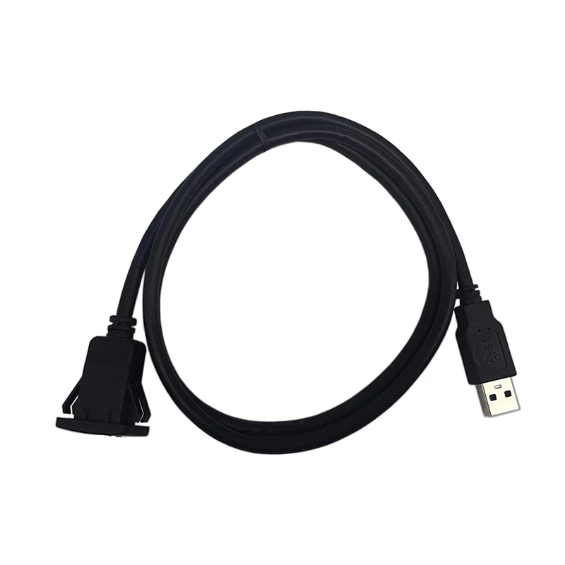 1 м Разъем Кабель USB 3 0 Авто заподлицо для автомобиля штекер к гнезду удлинитель