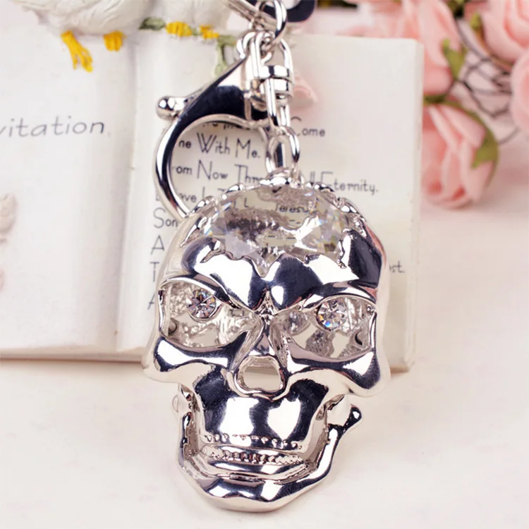 Модный брелок со скелетом на заказ Подарочный Брелок для автомобиля мужская