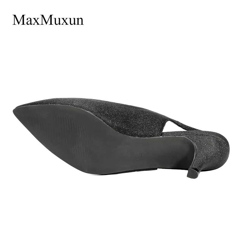 MaxMuxun/женские туфли лодочки на высоком каблуке модные женские блестящие рюмочка с