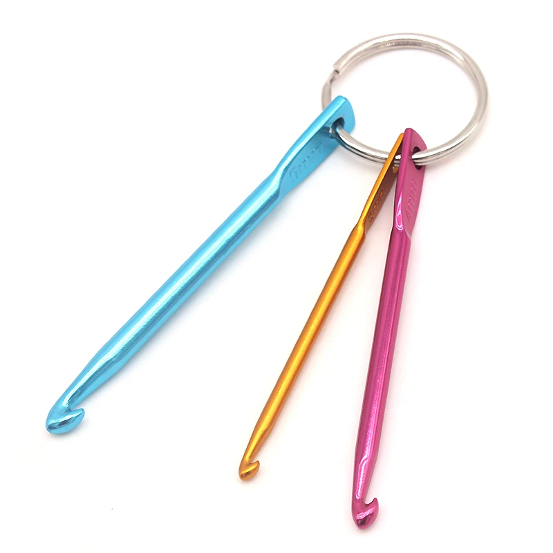 Разноцветные спицы DONYAMY для рукоделия мини алюминиевый крючок вязания