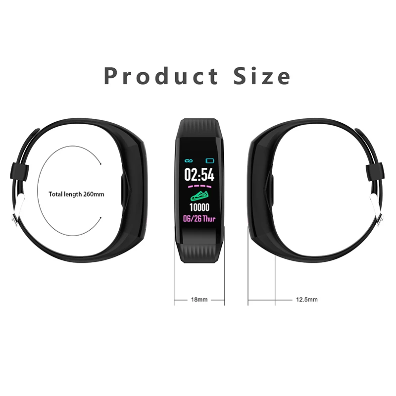 Смарт часы с монитором сердечного ритма для мужчин и женщин фитнес