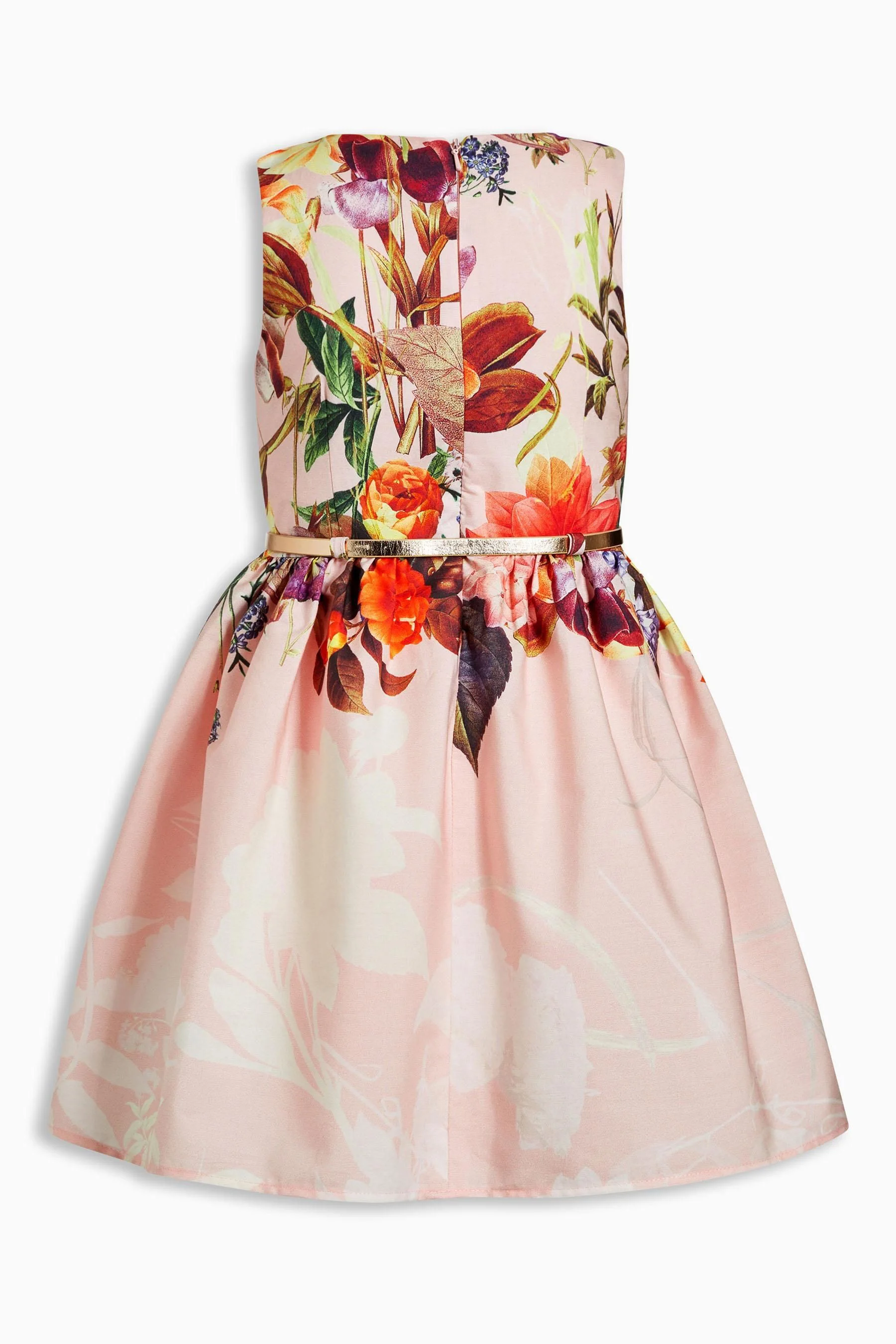 2019 New Arrivals Girls Dresses Brand Kids Belts 2pcs Printed Flowers Children's Apparel Sleeveless Vest Dress Fashion | Детская