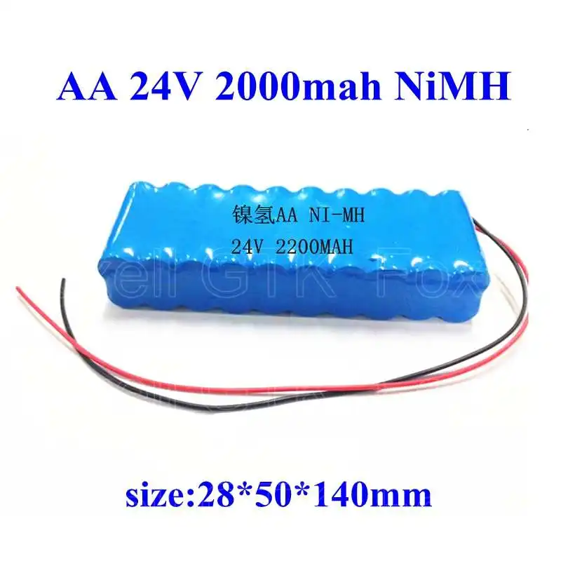 1 шт. NIMH AA 24V 2000mAh батарейный блок инструментальный элеватор оборудование пылесос