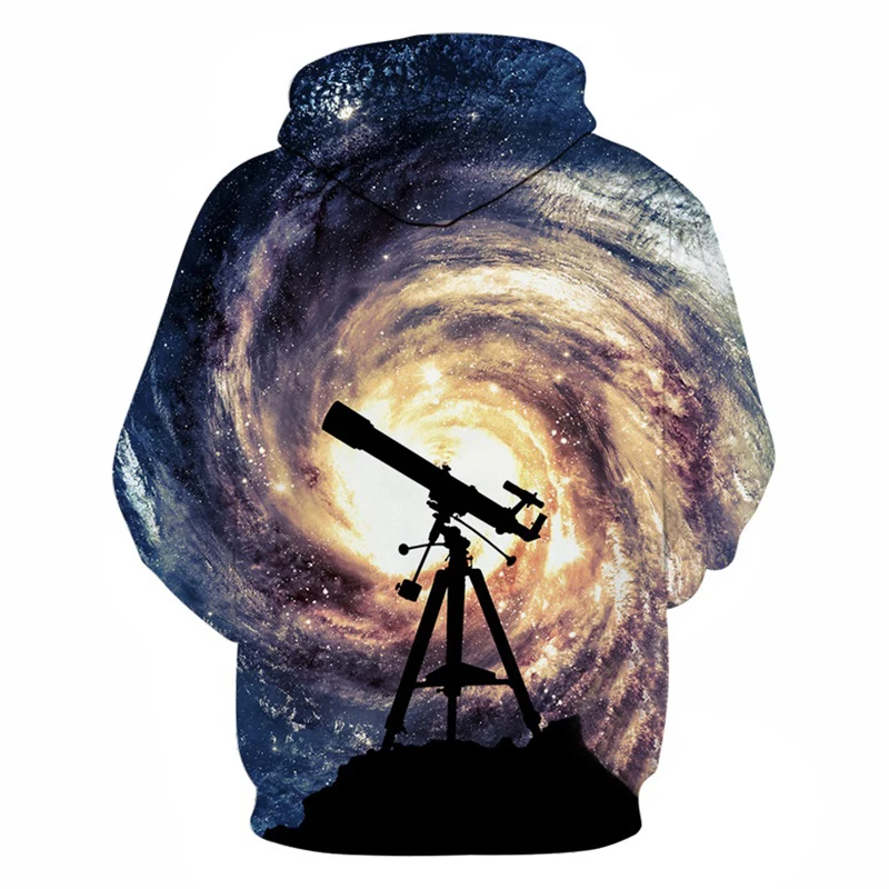 Модные толстовки CJLM с 3d рисунком космоса и галактики свитшоты для мужчин женщин