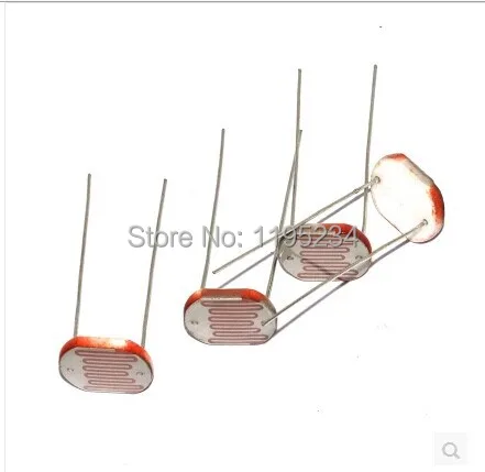 50pcs/lot Light Dependent Resistor LDR 12528 Photoresistor Photoconductive resistance 12MM Photoelectric switch components | Электронные