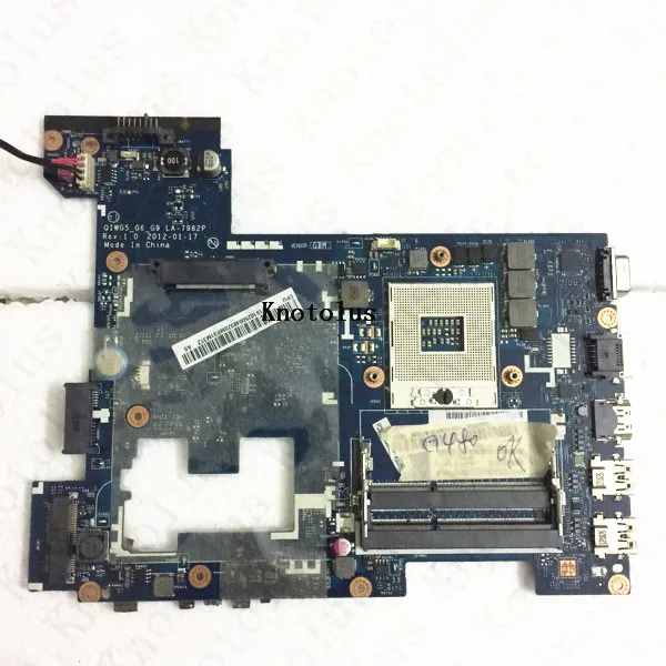 LA 7982P для ноутбука lenovo G480 материнская плата QIWG5_G6_G9 ddr3 Бесплатная доставка 100% ТЕСТ
