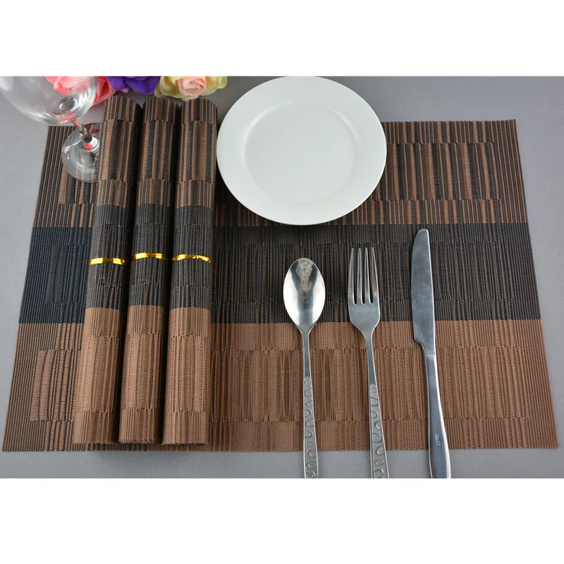 4 шт./компл. ретро столовые подставки для обеденного стола набор ковриков de table bowl