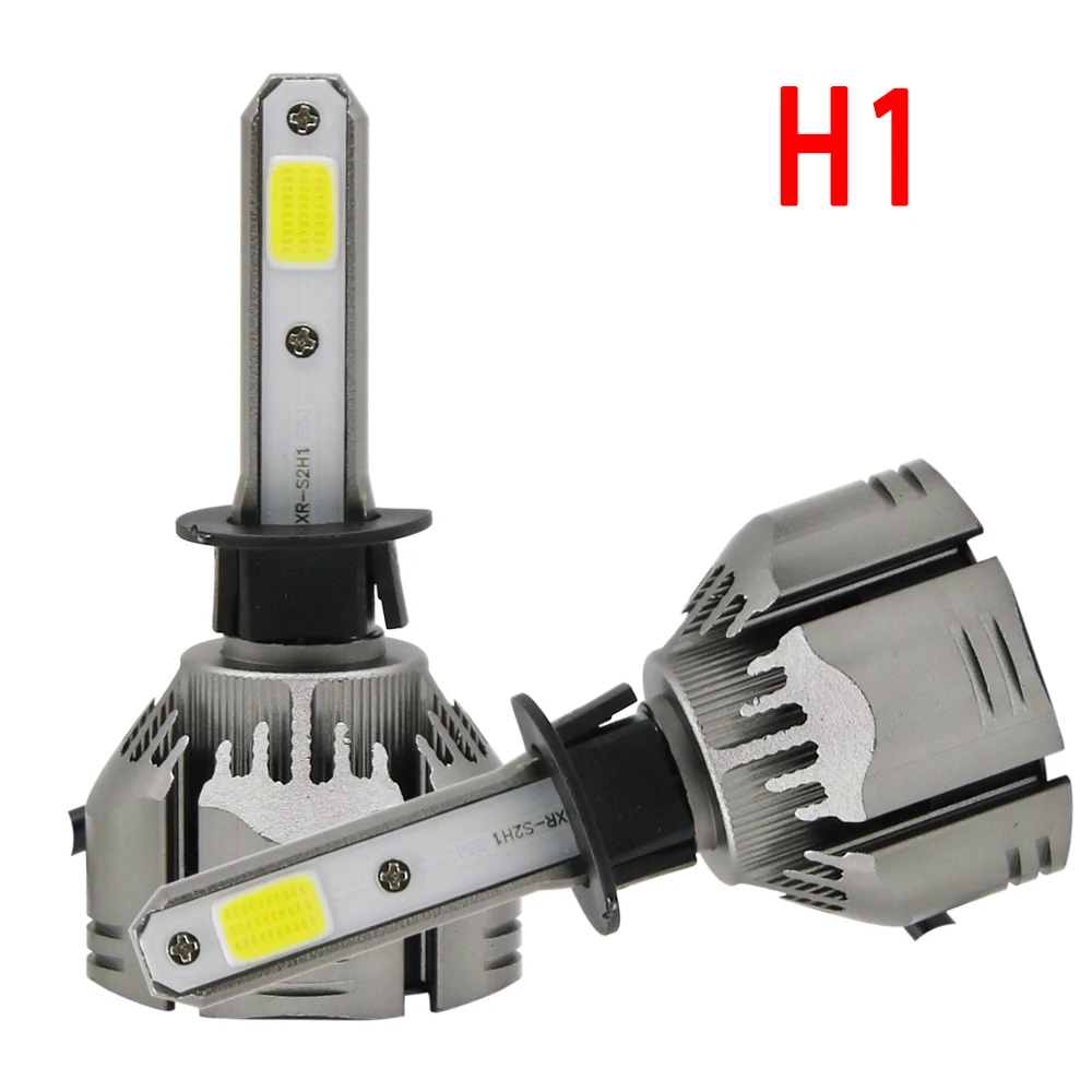 Одна пара H7 LED H4 H11 H1 H3 Автомобильная лампочка 6000k 10000lm лампада H8 HB3 HB4 9005 9006