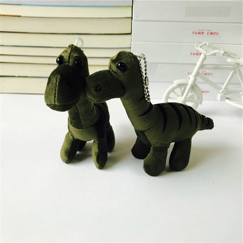 1 шт. милый динозавр брелок плюшевые игрушки тираннозавр рекс для ключей