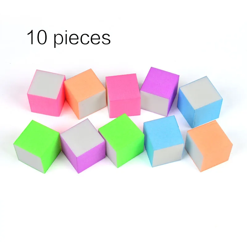 

10 Pcs Mini Irregular Nail File Buffer Colorful Sanding Sponge Grinding Polishing Nail Art Manicure Salon DIY Tool