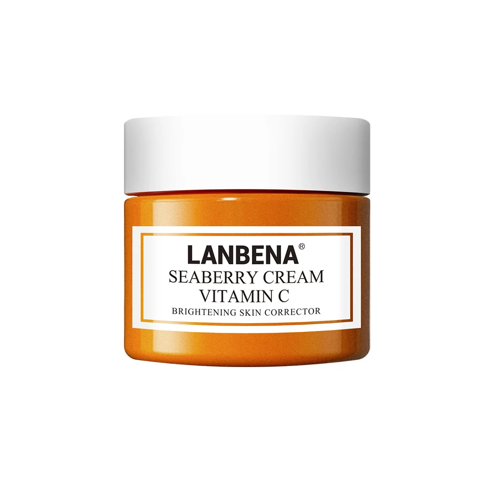 Vitamin C LANBENA крем для лица отбеливающий крем с гиалуроновой кислотой увлажняющий против морщин против старения Витамин С Сыворотка лечение акне уход за кожей - Цвет: Vitamin C