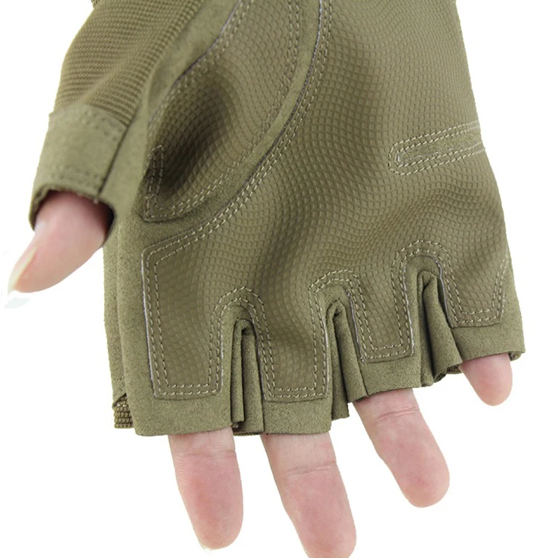 

Tactical Gear Army Combat Fingerless Gloves Men Half Finger Carbon Fiber Military Glove Militar SWAT Shooting Tactical Gloves