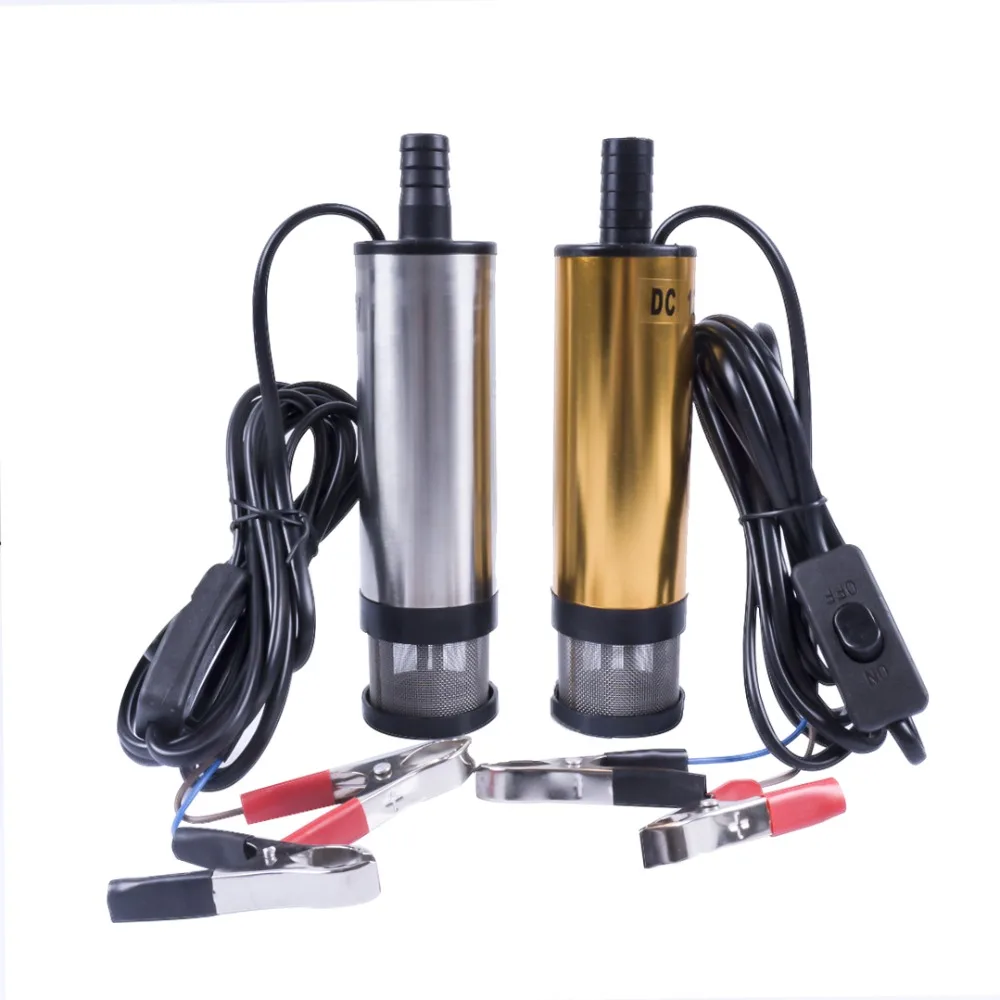 DC 12V 24V Электрический погружной насос для перекачки дизельного двигателя