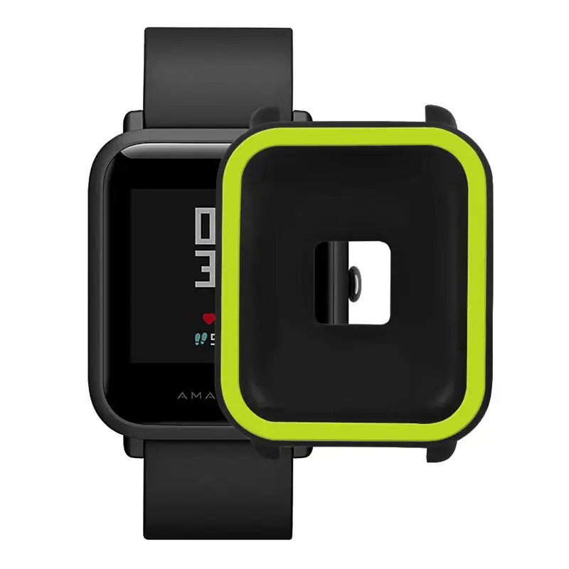 Зеленый Мягкий защитный чехол из ТПУ Для Xiaomi Huami Amazfit Bip BIT Pace Lite Youth Smart Watch - Цвет: Зеленый