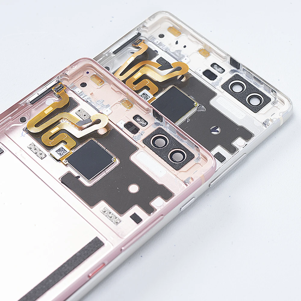 Задняя крышка с отпечатком пальца для HUAWEI P9 задняя аккумулятора + Боковая кнопка