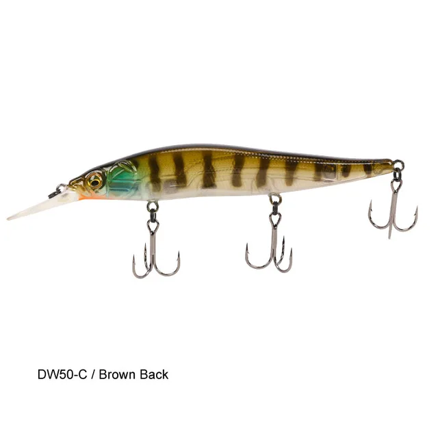 TSURINOYA DW50 110 мм/14,7 г подвесной гольян фреза из вольфрамовой стали Minnow Isca искусственный Para воблер PESCA Crankbait - Цвет: C