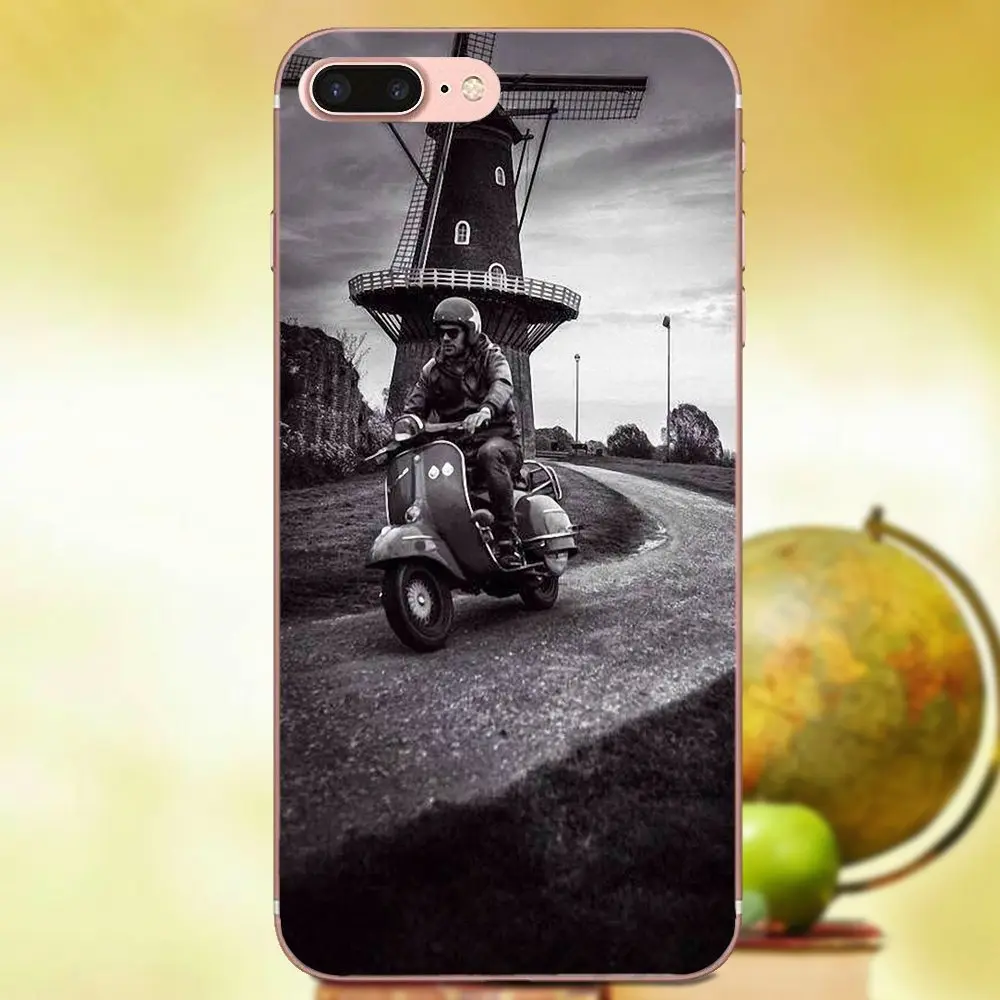 Vespa скутер бренд для Xiaomi Redmi Note 2 3 3S 4 4A 4X 5 5A 6 6A Pro Plus роскошный качественный чехол
